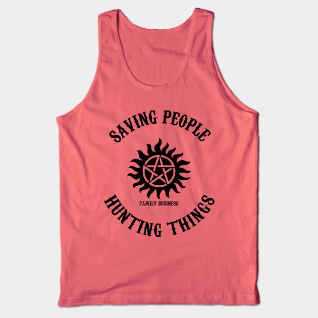 Saving People, Hunting Things Tank Top by quinnsnake